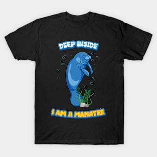 Manatee Manatee Manti Floaty Potatoes T-Shirt